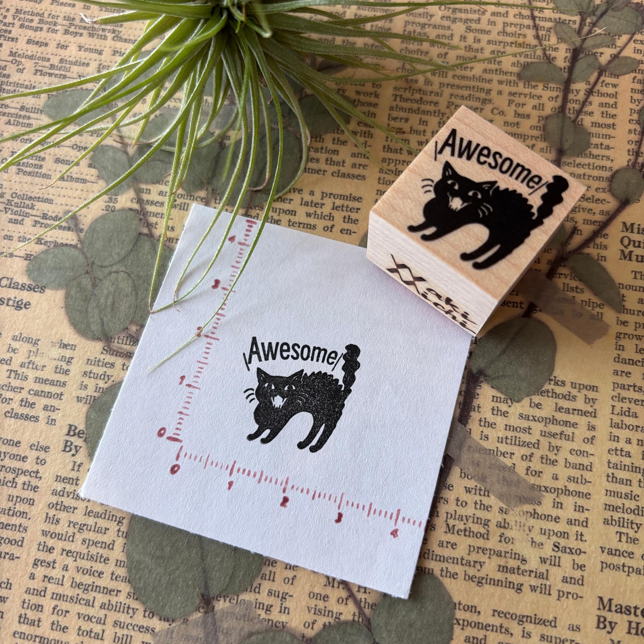 【ラバースタンプ】シャー猫awesomeはんこ