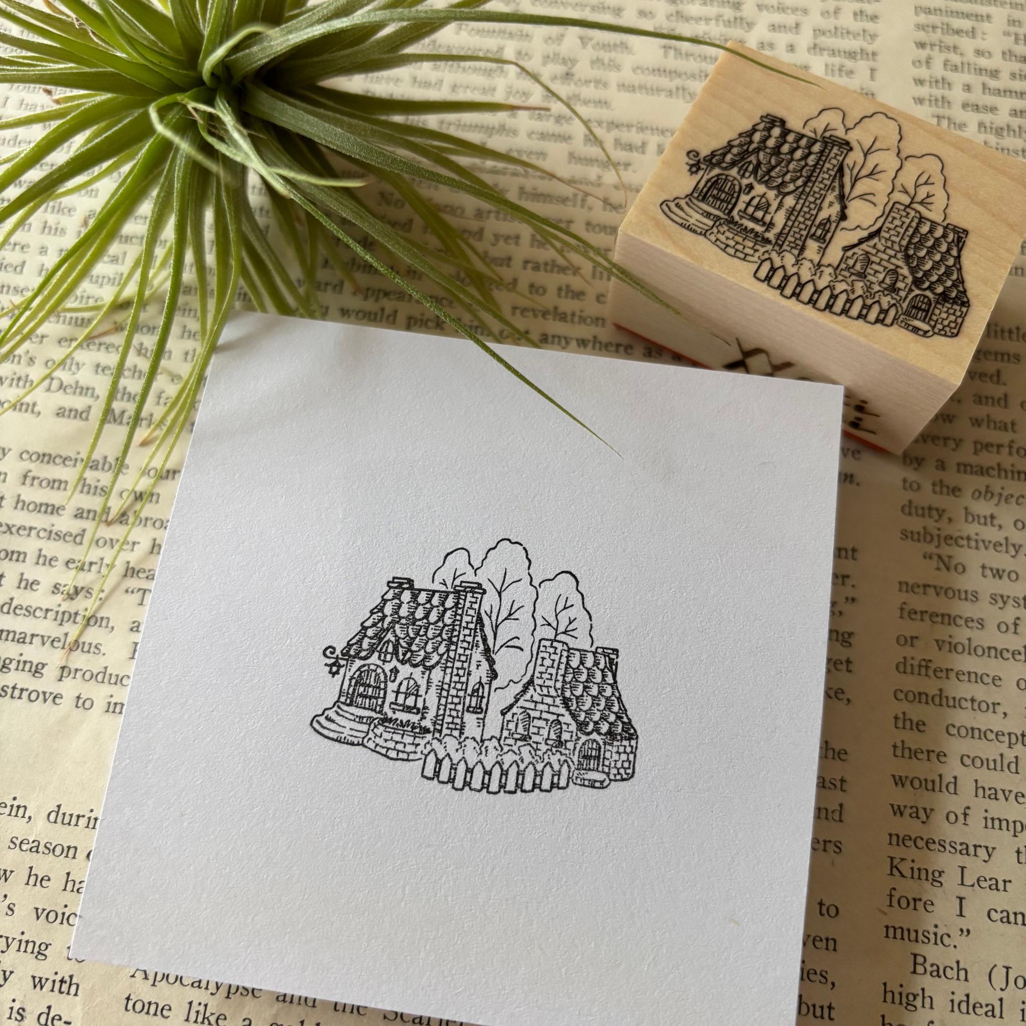 【ラバースタンプ】モルタルハウスガーデンはんこ