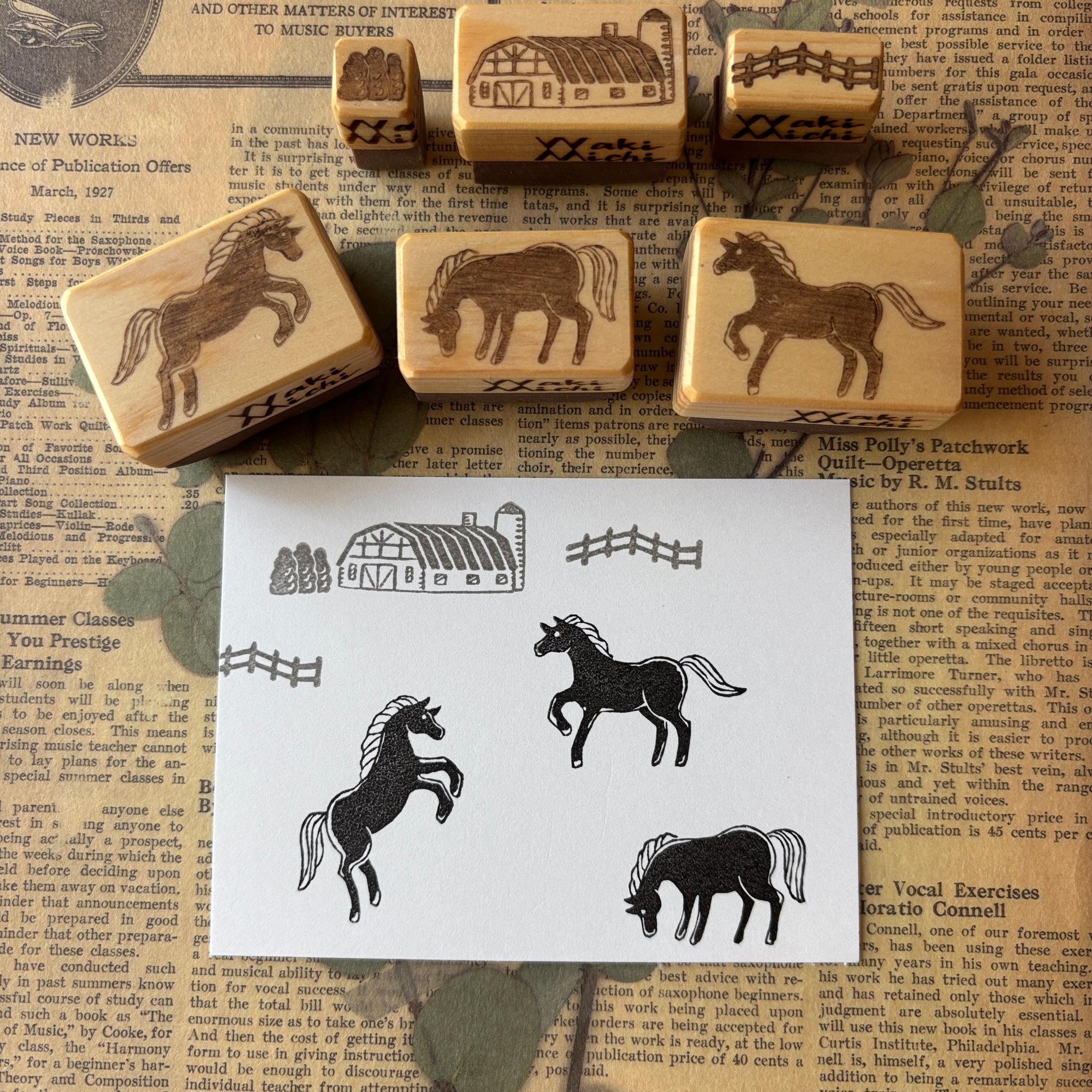 【2026干支】馬さんはんこセット（※受注製作）